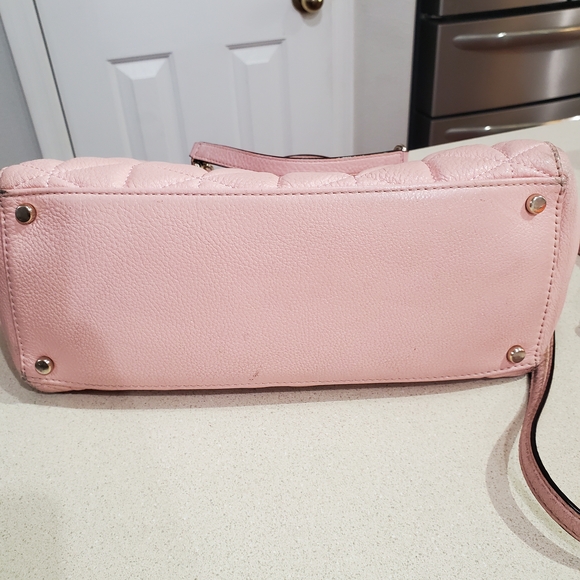 Kate Spade Quilted Pinkβ Leather Tote Handbag - Picture 6 of 12